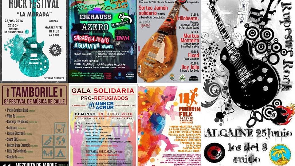 Festivales: verano 2016