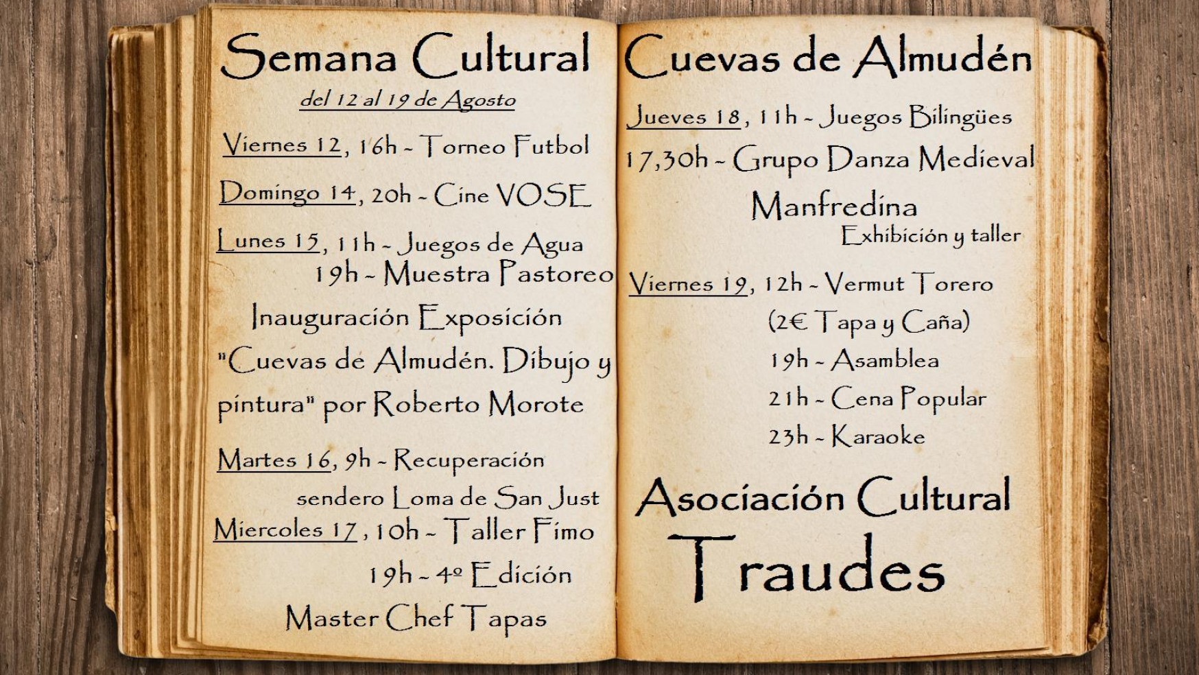 Semana Cultural Cuevas de Almudén