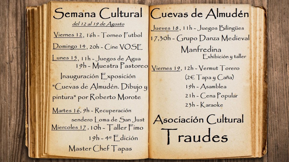 Semana Cultural Cuevas de Almudén