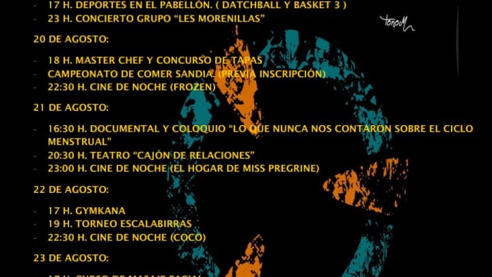 Cartel Semana Cultural 2018
